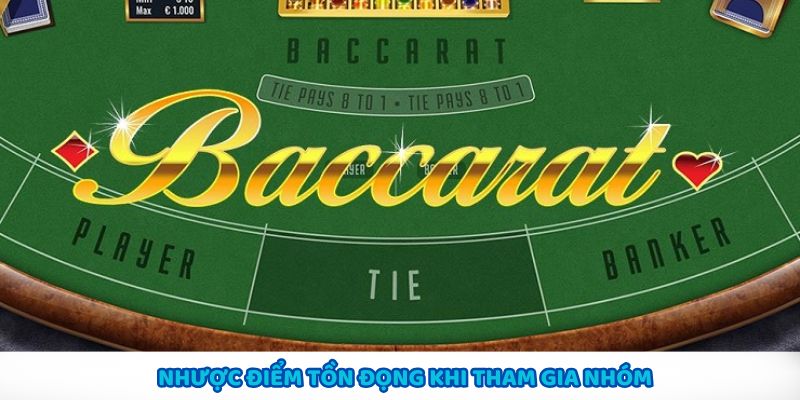 Nhược điểm của các nhóm hỗ trợ cược