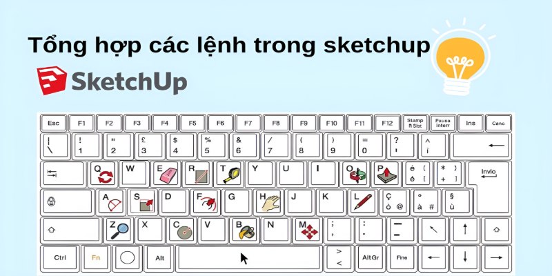 Các Lệnh Cơ Bản Trong Sketchup Để Thao Tác Chuẩn Xác