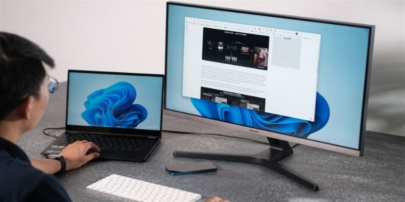 Kết Nối Laptop Với Màn Hình Nâng Cao Chất Lượng Hình